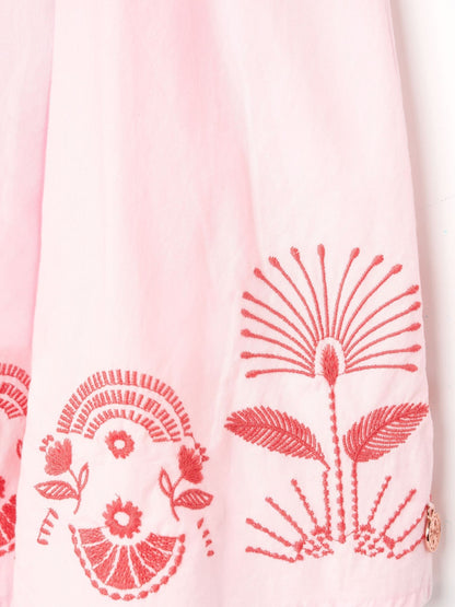 Angel & Rocket Pink Ciara Corsage Swing Dress image 8