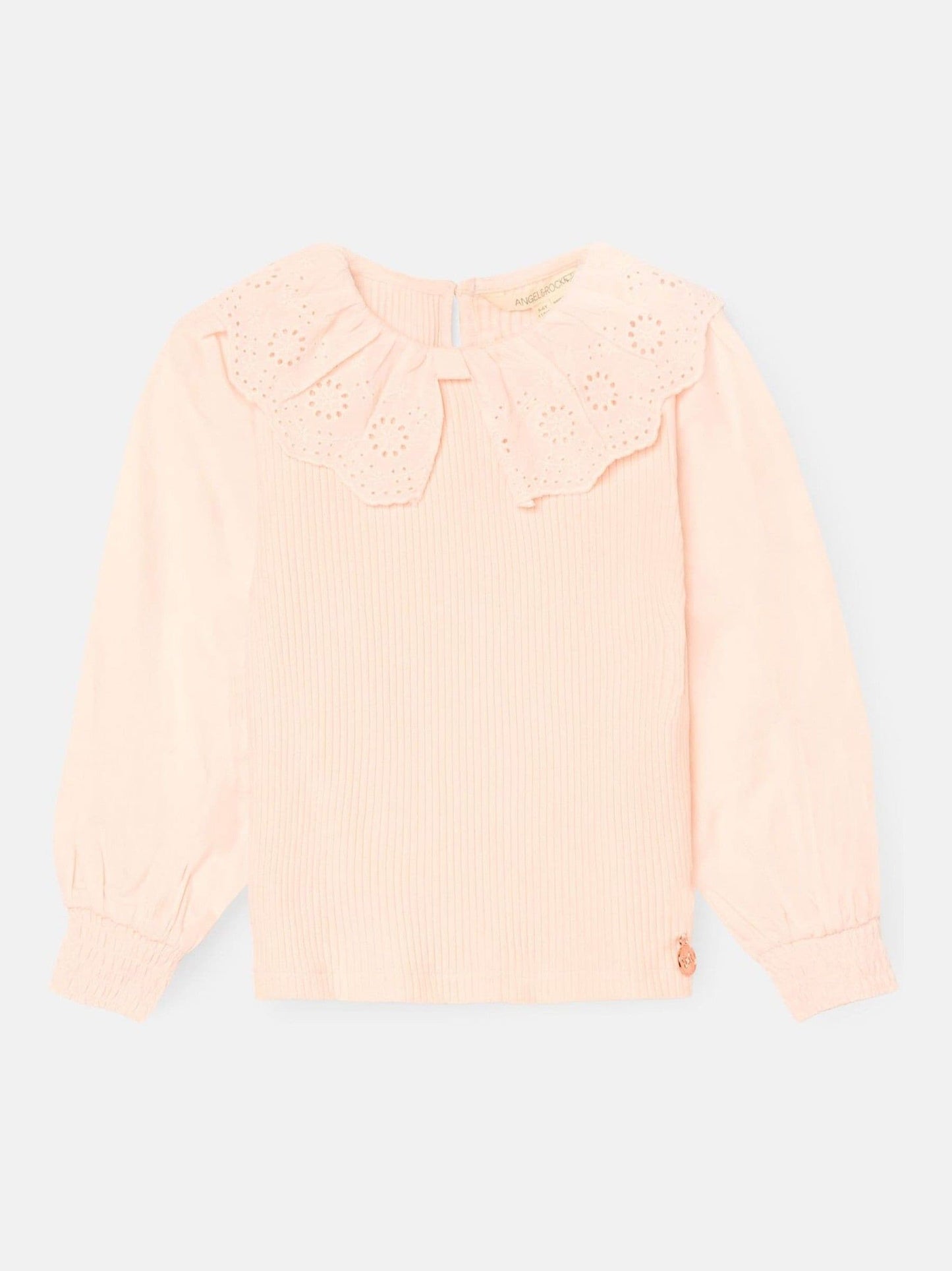 Dsiney Kidz - Angel & Rocket Pink Elise Bow Collar Long Sleeve Blouse image 4