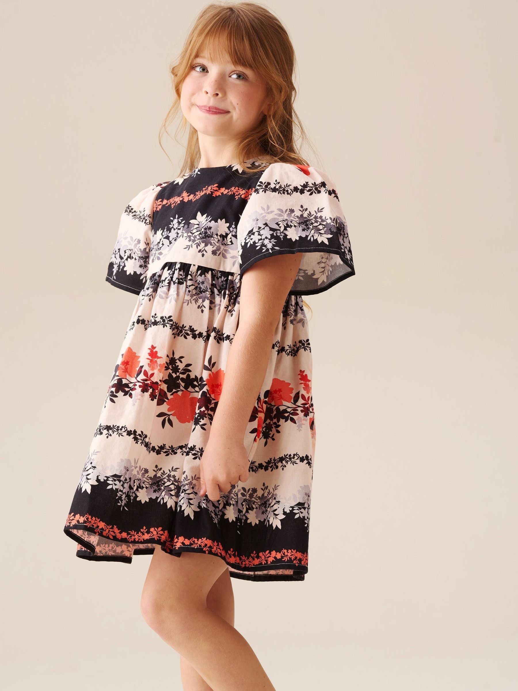 Angel & Rocket Cream Reyna Ivory Embroidered Swing Dress image 3