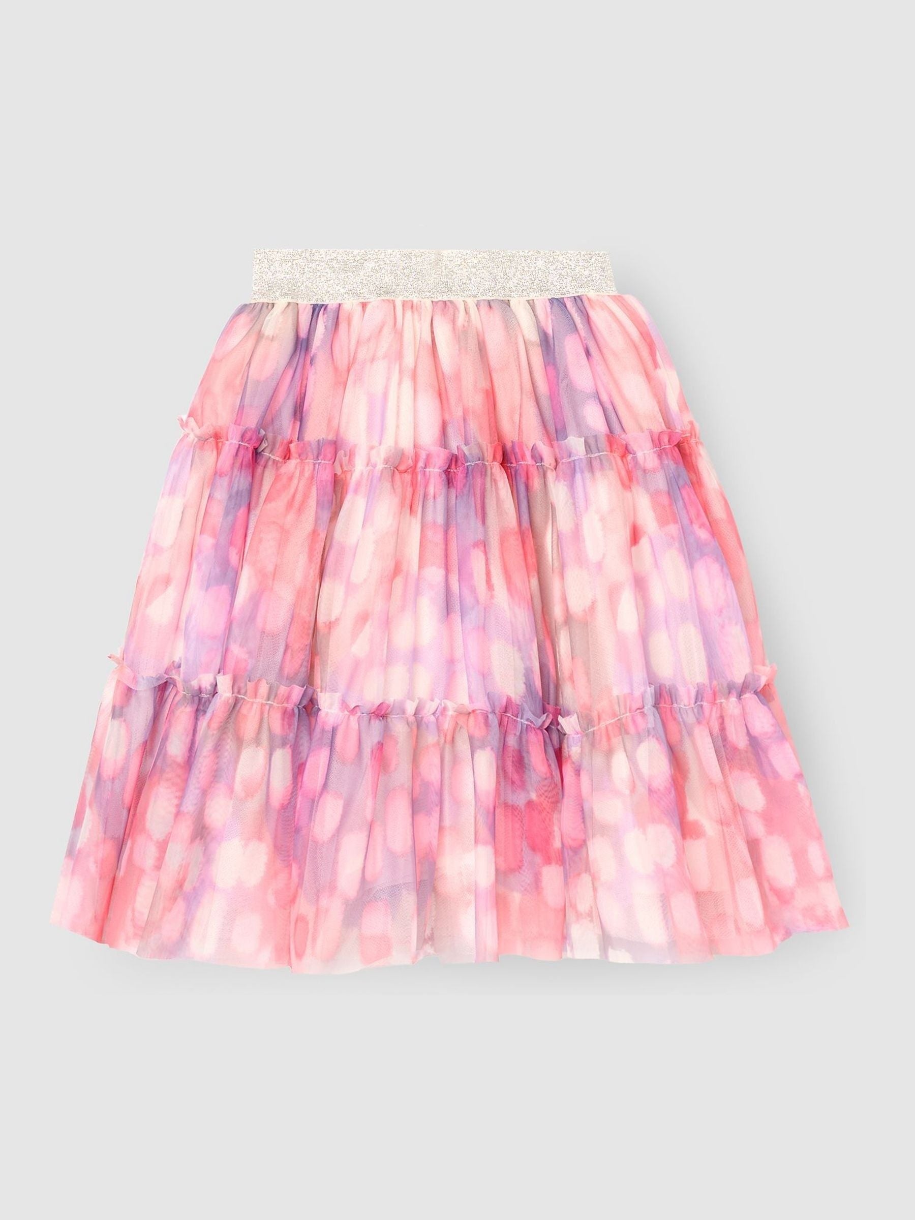 Dsiney Kidz - Angel & Rocket Pink Cara Printed Mesh Skirt image 6