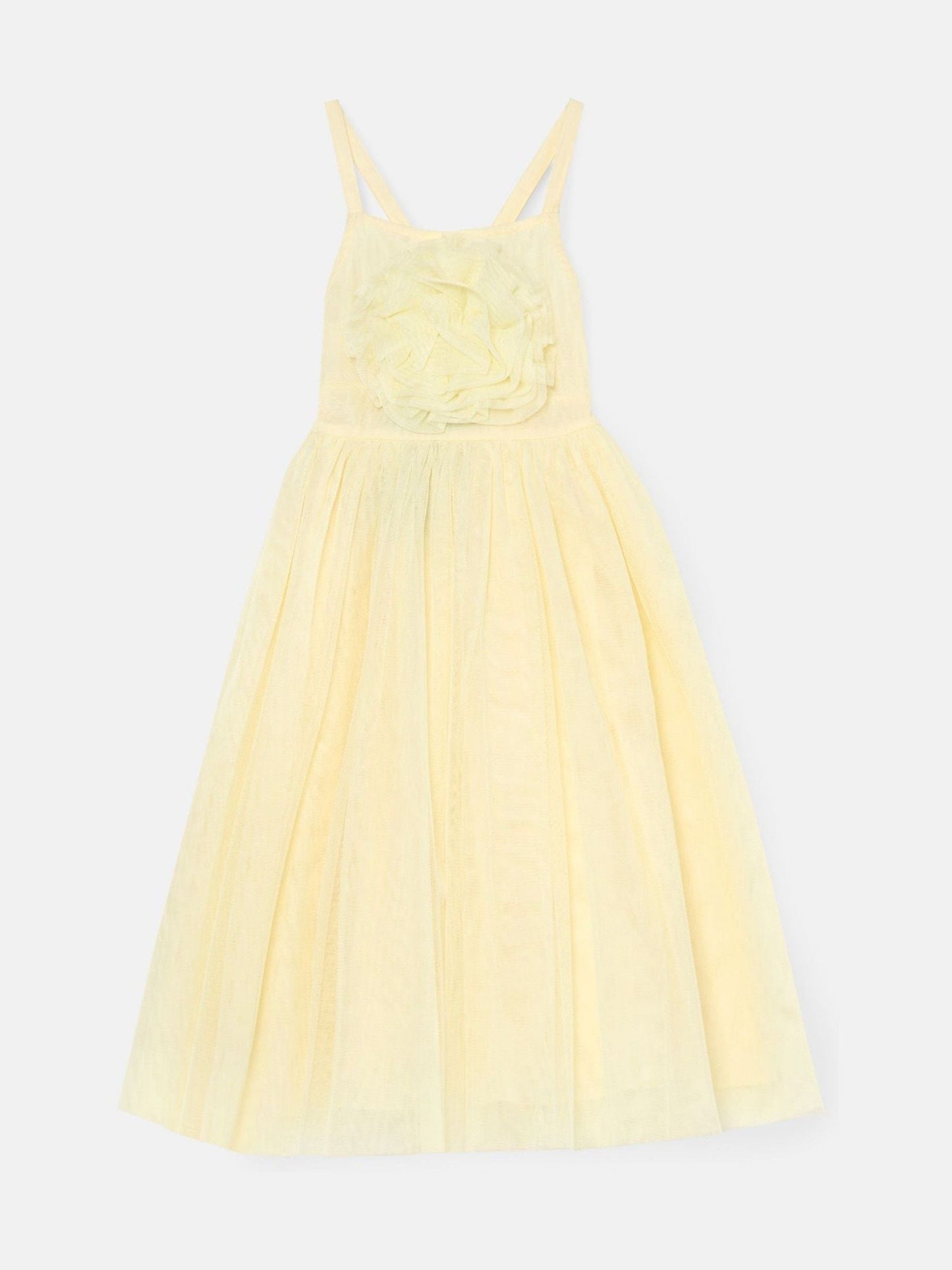 Angel & Rocket Yellow Lily Corsage Mesh Dress image 6