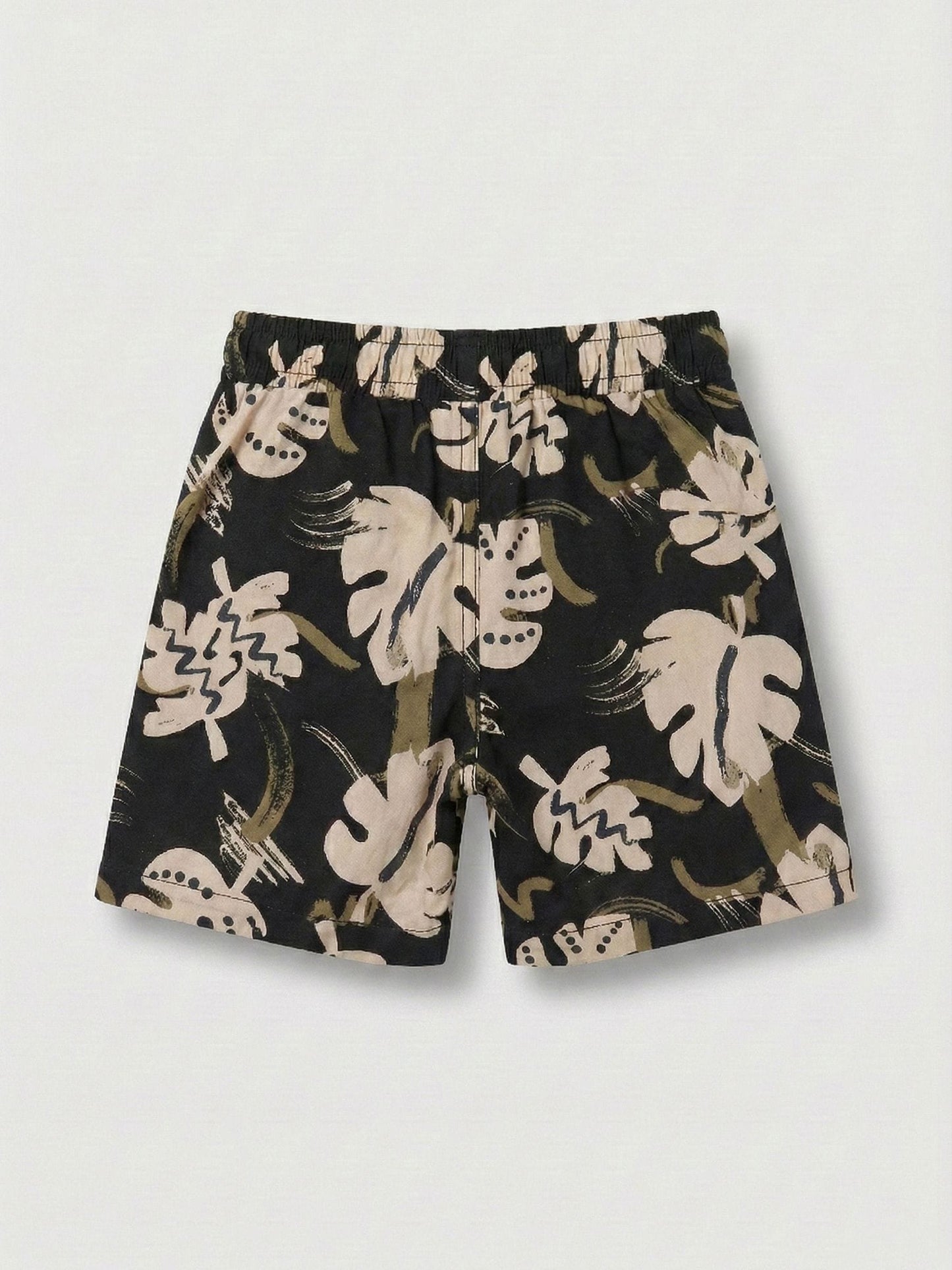 Angel & Rocket Black Finn Palm Leaf Shorts image 3