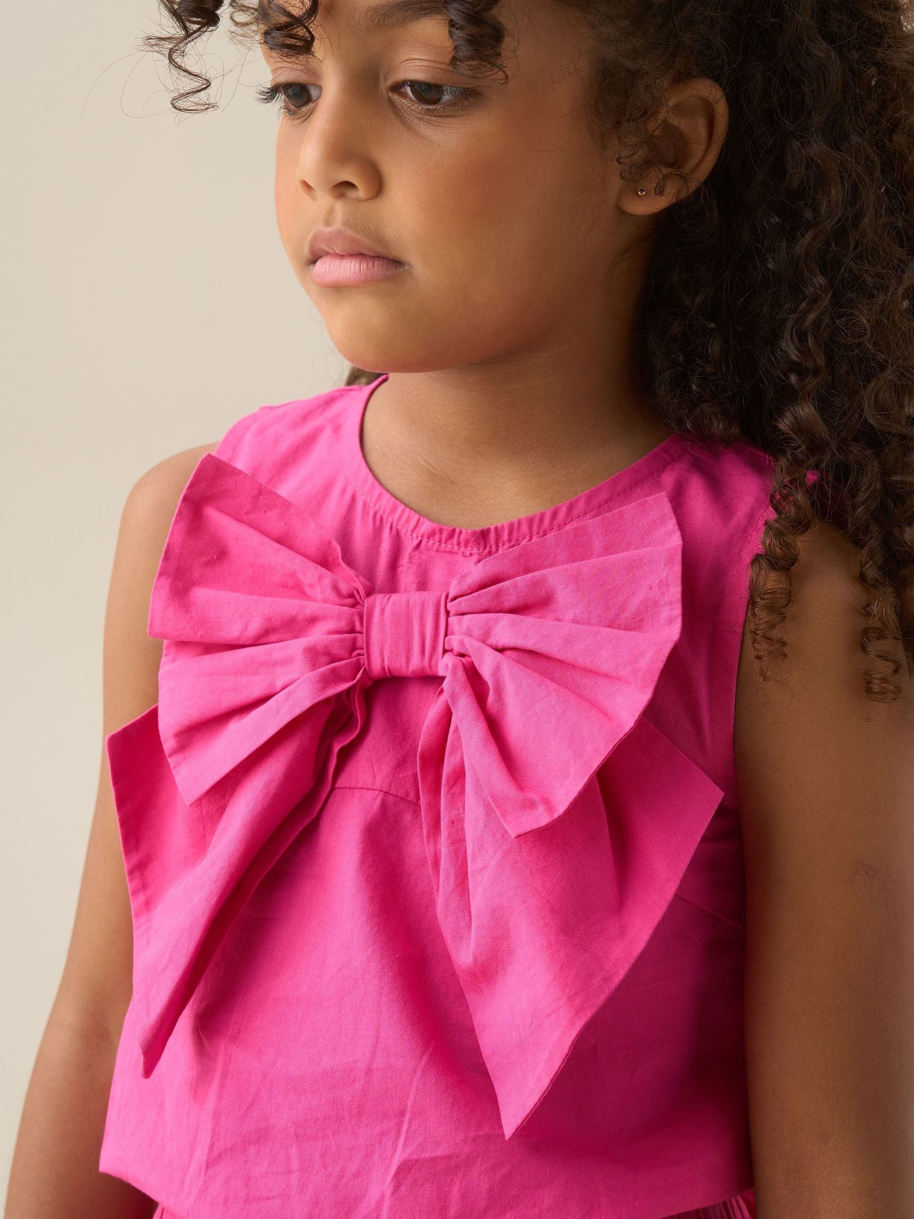 Dsiney Kidz - Angel & Rocket Pink Enya Bow Shell Blouse image 3