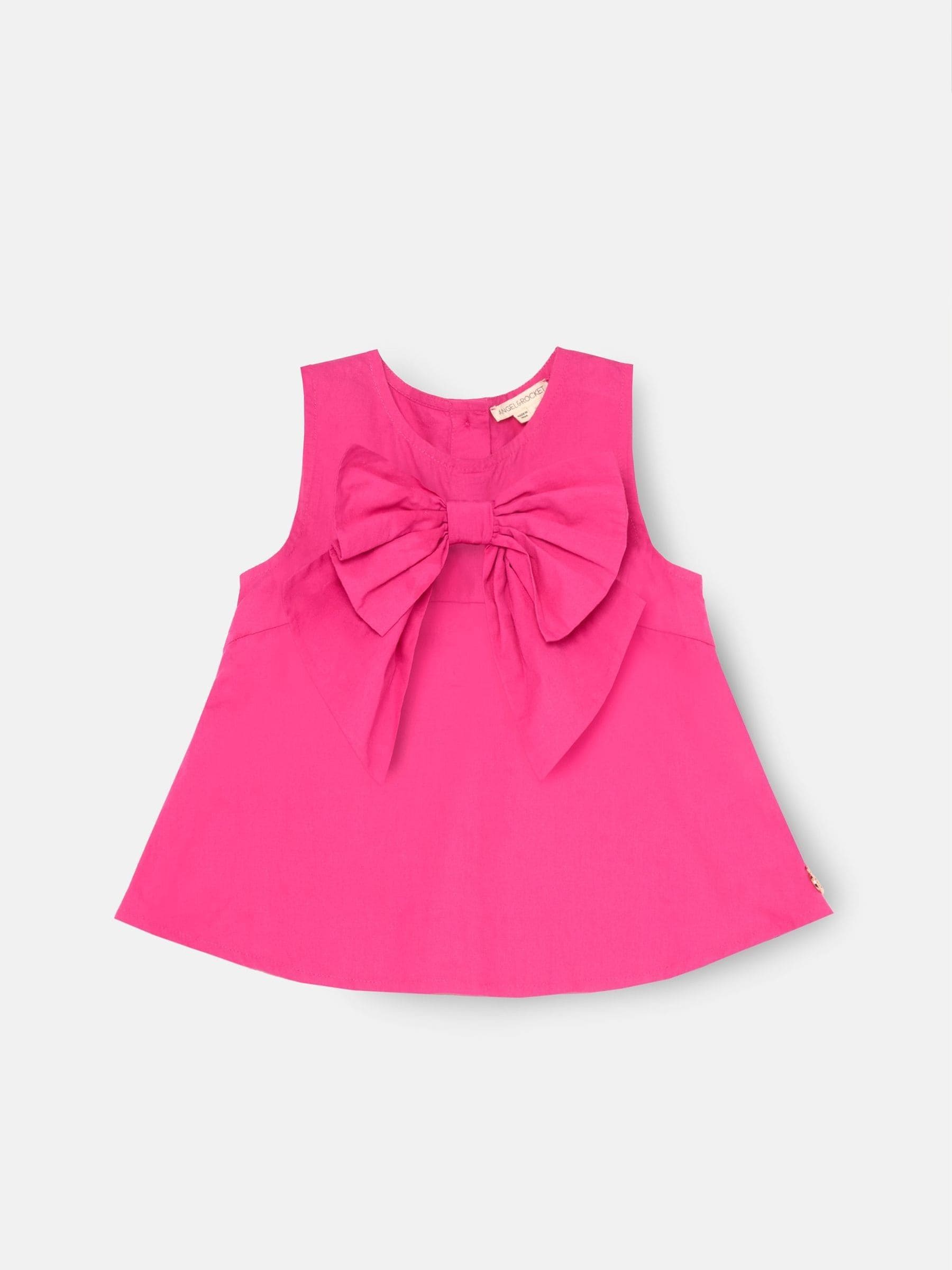 Dsiney Kidz - Angel & Rocket Pink Enya Bow Shell Blouse image 4