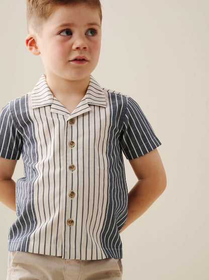 Dsiney Kidz - Angel & Rocket Black Cesar Cut & Sew Short Sleeve Shirt image 1