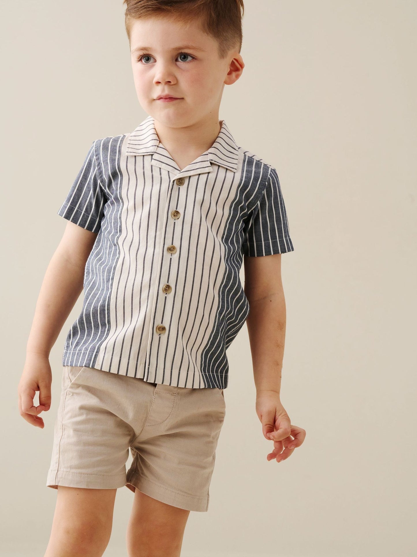Dsiney Kidz - Angel & Rocket Black Cesar Cut & Sew Short Sleeve Shirt image 2