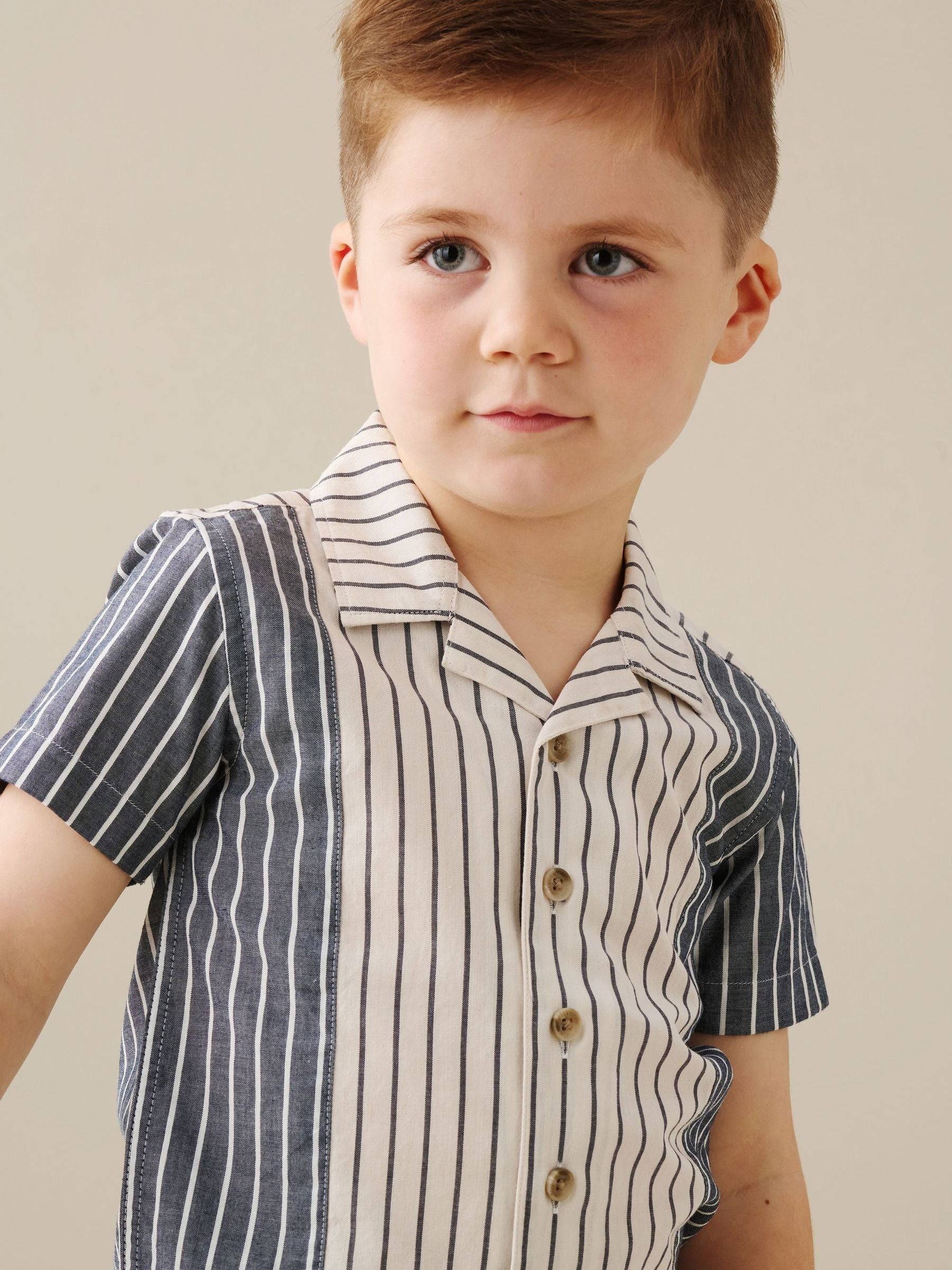 Dsiney Kidz - Angel & Rocket Black Cesar Cut & Sew Short Sleeve Shirt image 4