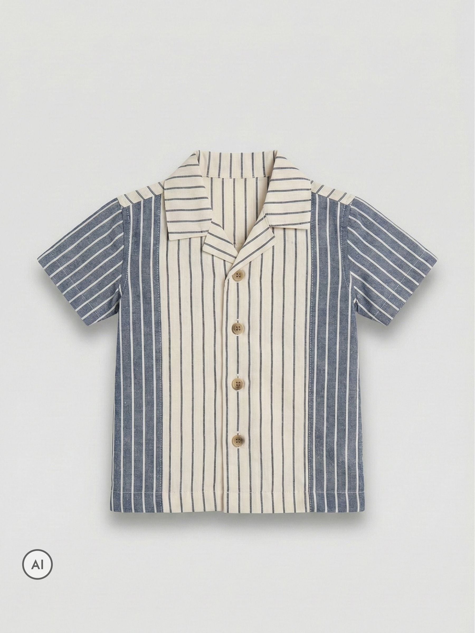 Dsiney Kidz - Angel & Rocket Black Cesar Cut & Sew Short Sleeve Shirt image 5