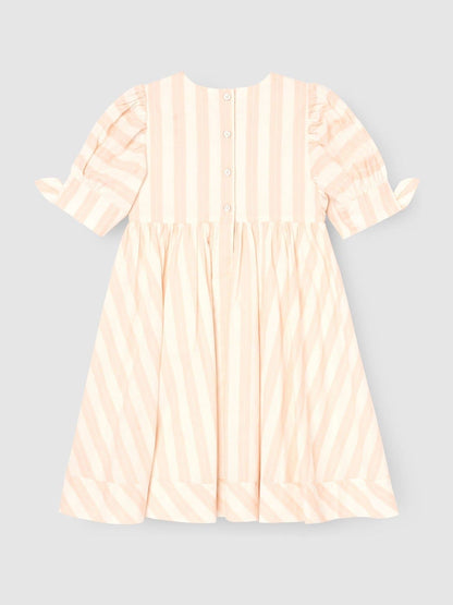 Angel & Rocket Pink Palma Stripe Tie Front Dress image 7