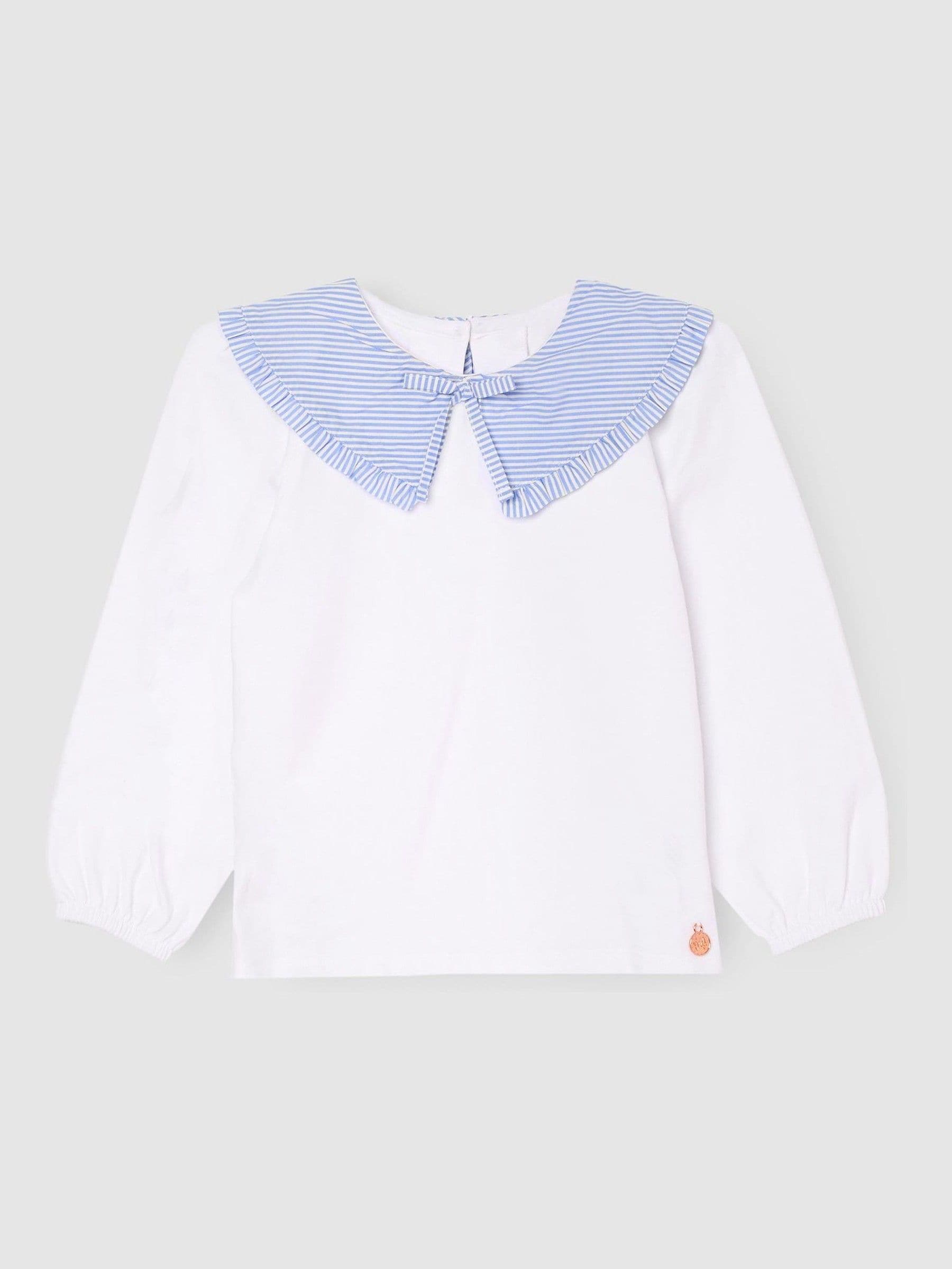 Dsiney Kidz - Angel & Rocket White Betty Stripe Long Sleeve Blouse image 4