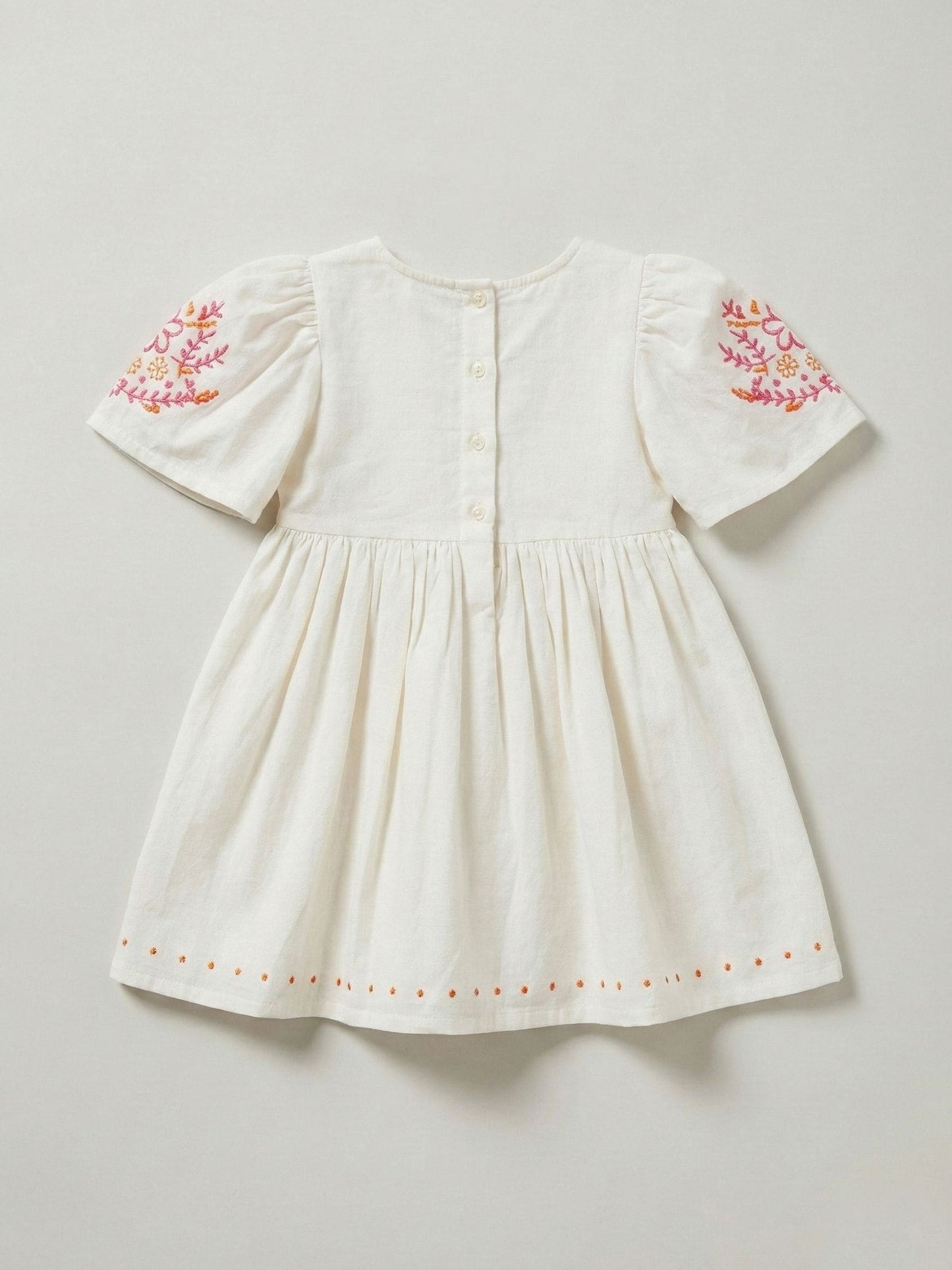 Angel & Rocket White Reyna Embroidered Swing Dress image 6