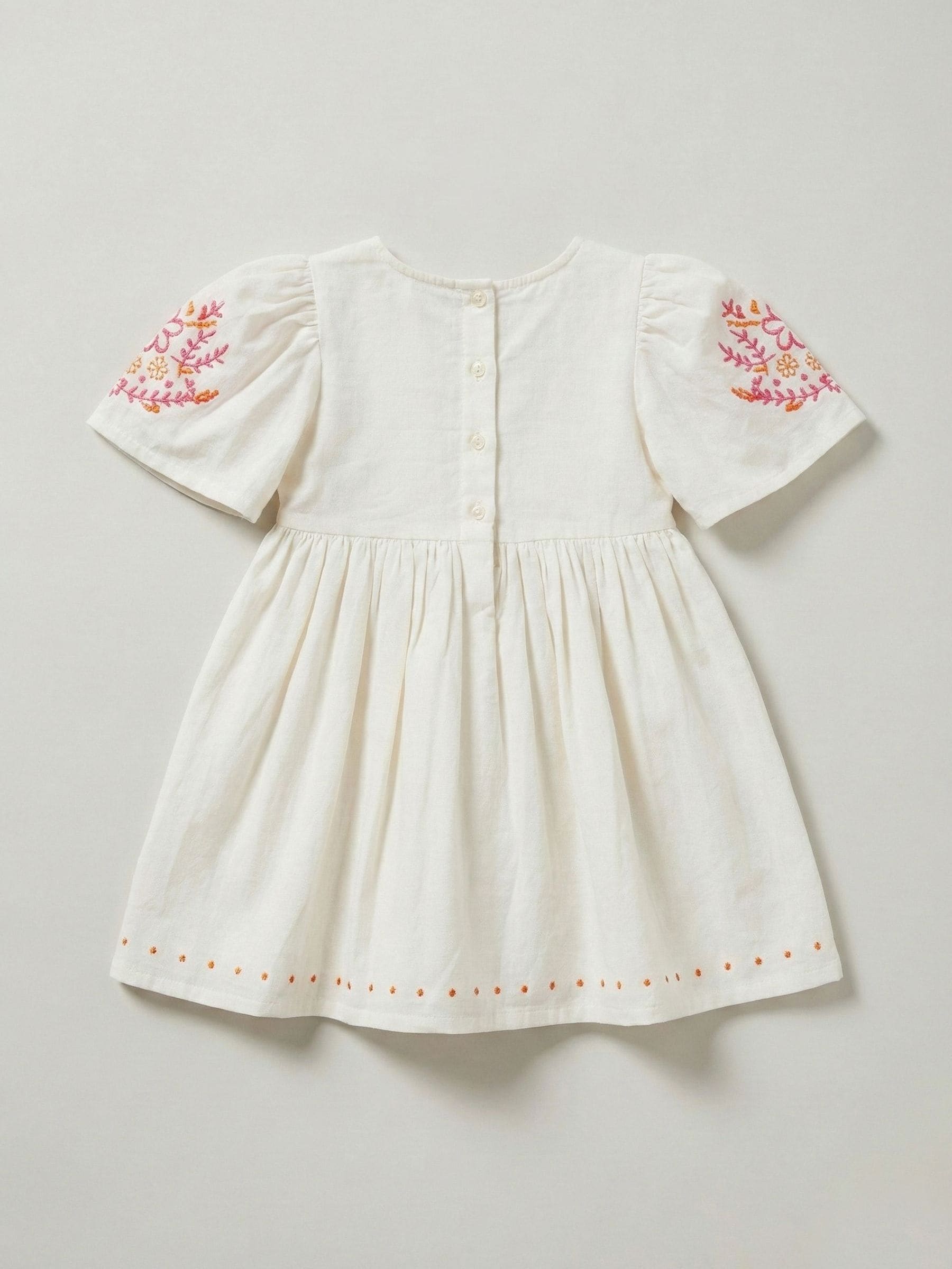 Angel & Rocket White Reyna Embroidered Swing Dress image 6