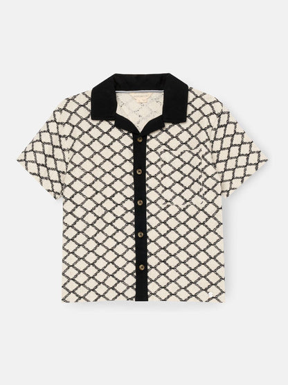 Dsiney Kidz - Angel & Rocket Black Marcus Intarsia Knit Shirt image 4