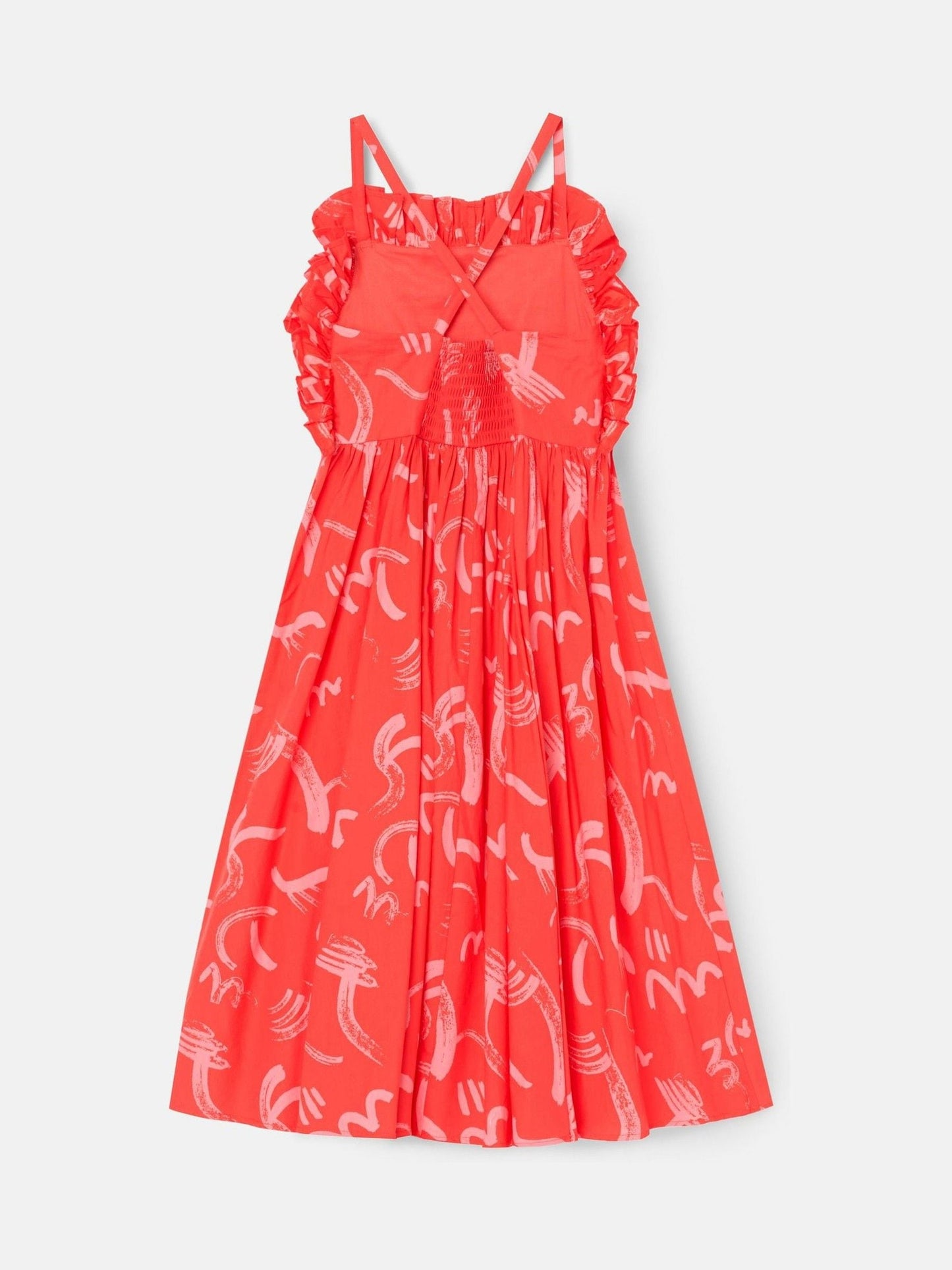 Angel & Rocket Red Evie Print Frill Swing Dress image 6