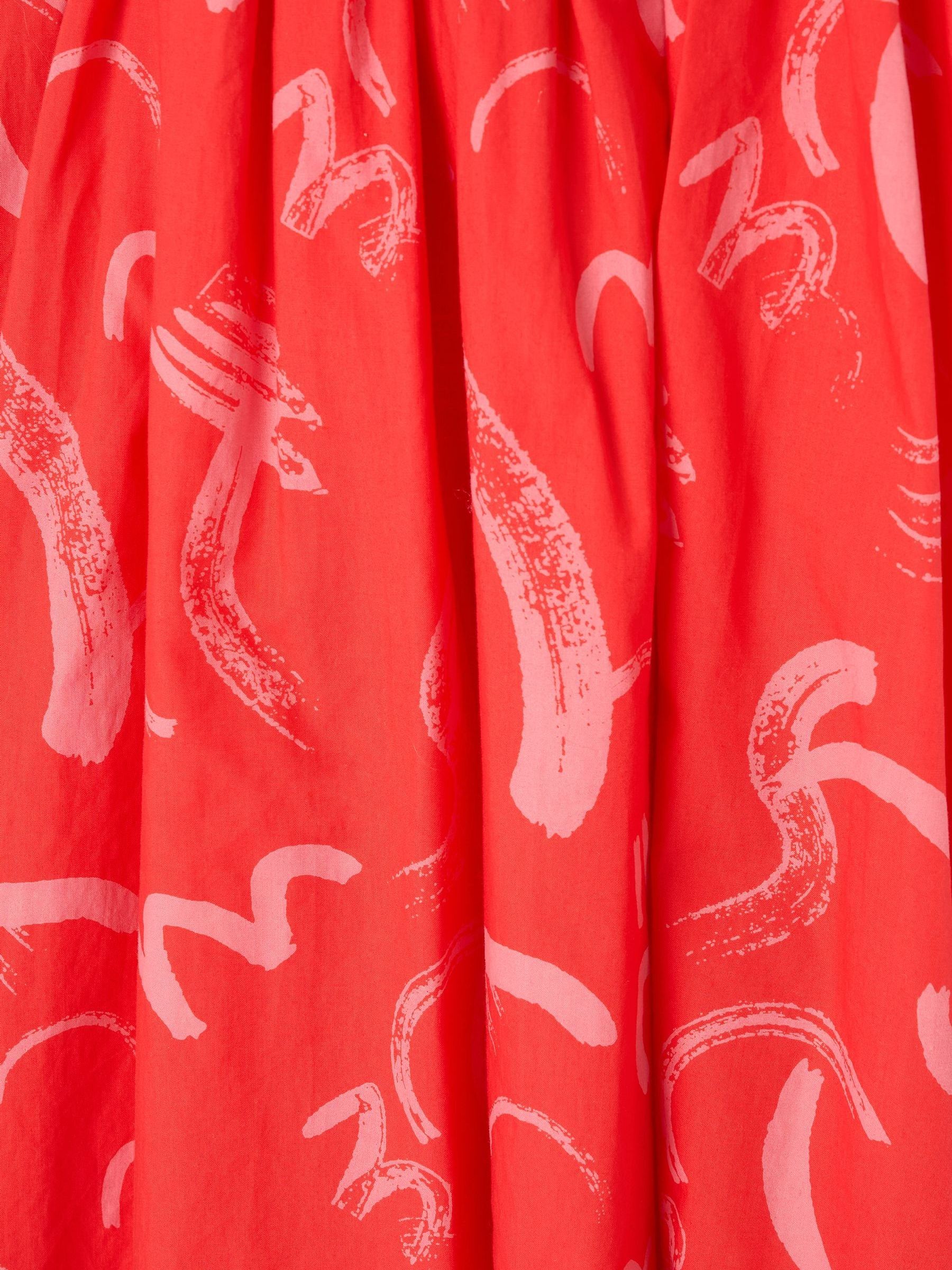 Angel & Rocket Red Evie Print Frill Swing Dress image 7