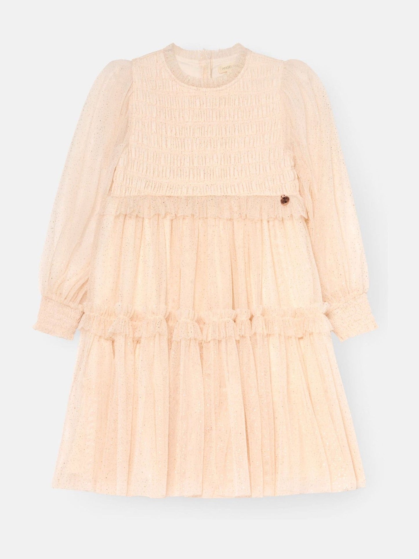 Angel & Rocket White Willow Ivory Balloon Sleeve Boho Dress image 6