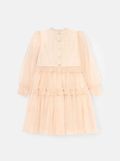 Angel & Rocket White Willow Ivory Balloon Sleeve Boho Dress image 7