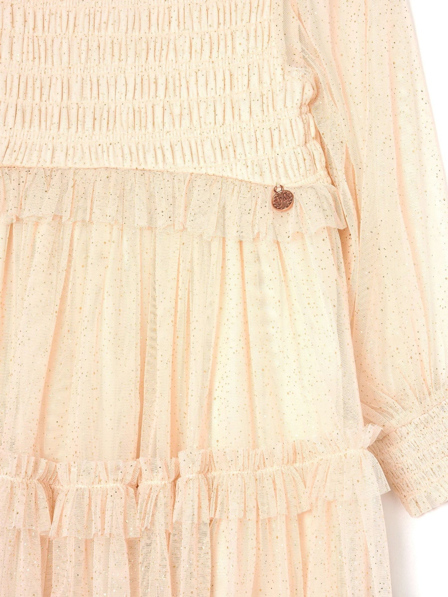 Angel & Rocket White Willow Ivory Balloon Sleeve Boho Dress image 8