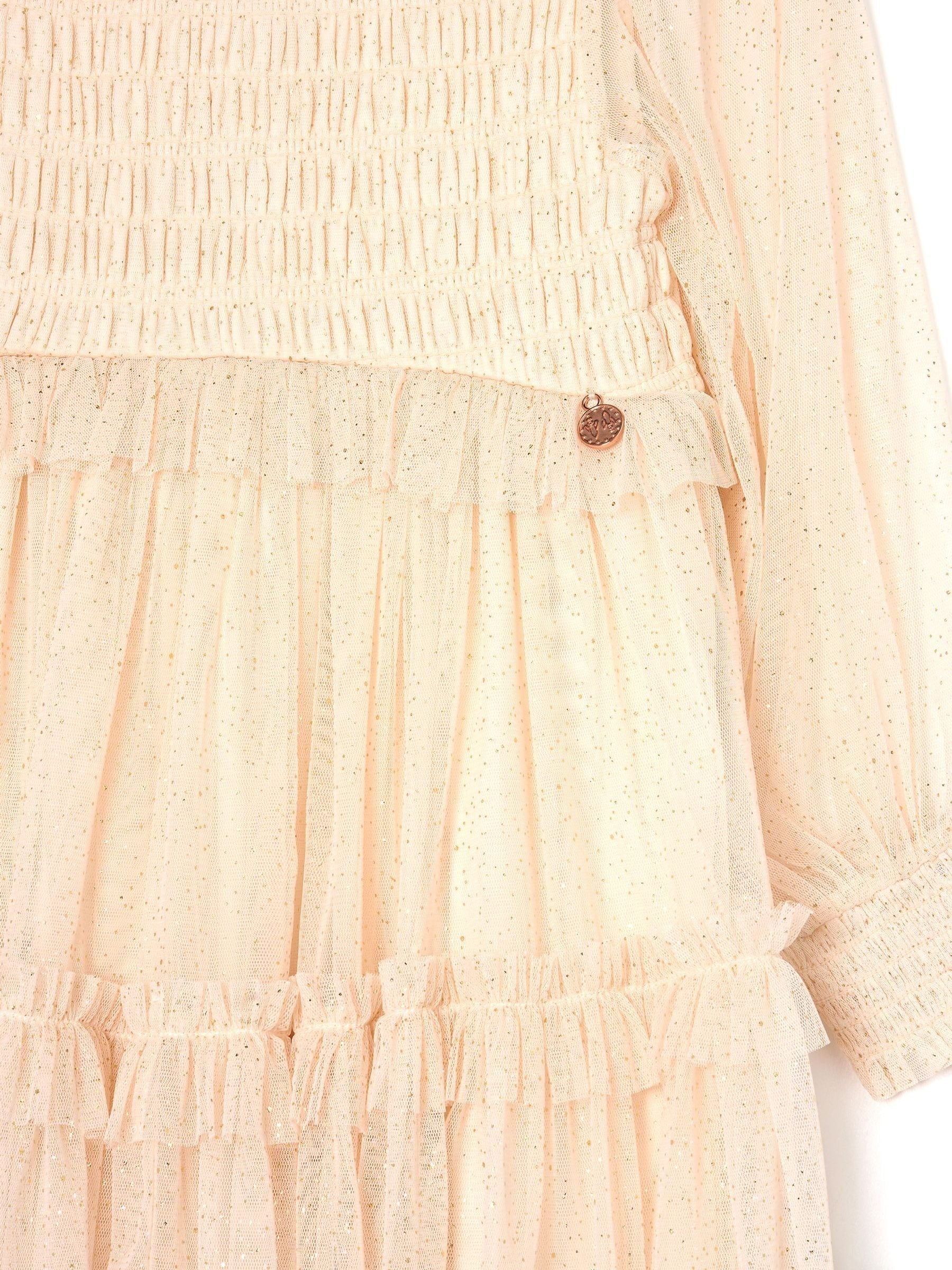 Angel & Rocket White Willow Ivory Balloon Sleeve Boho Dress image 8