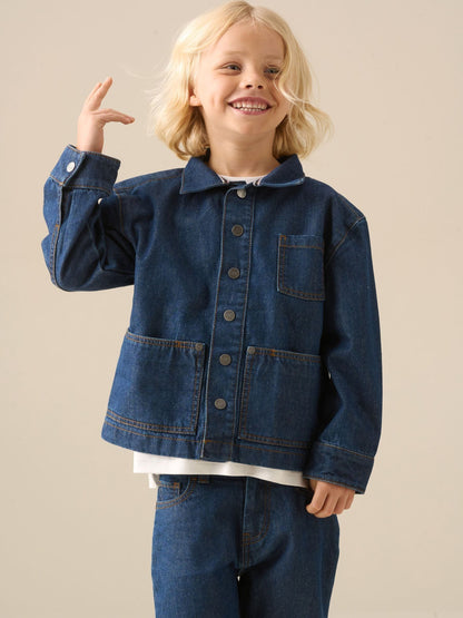 Dsiney Kidz - Angel & Rocket Blue Otis Indigo Denim Jacket image 1
