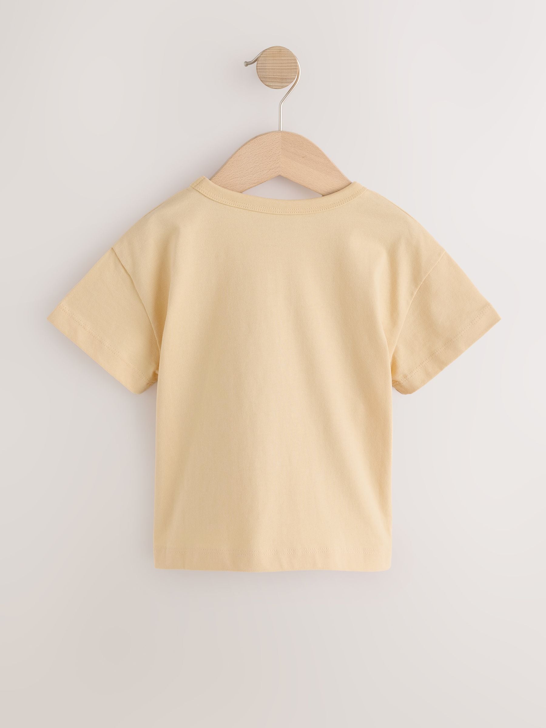 Dsiney Kidz - Ecru White Padded Cat Short Sleeve T-Shirt (3mths-7yrs) image 6