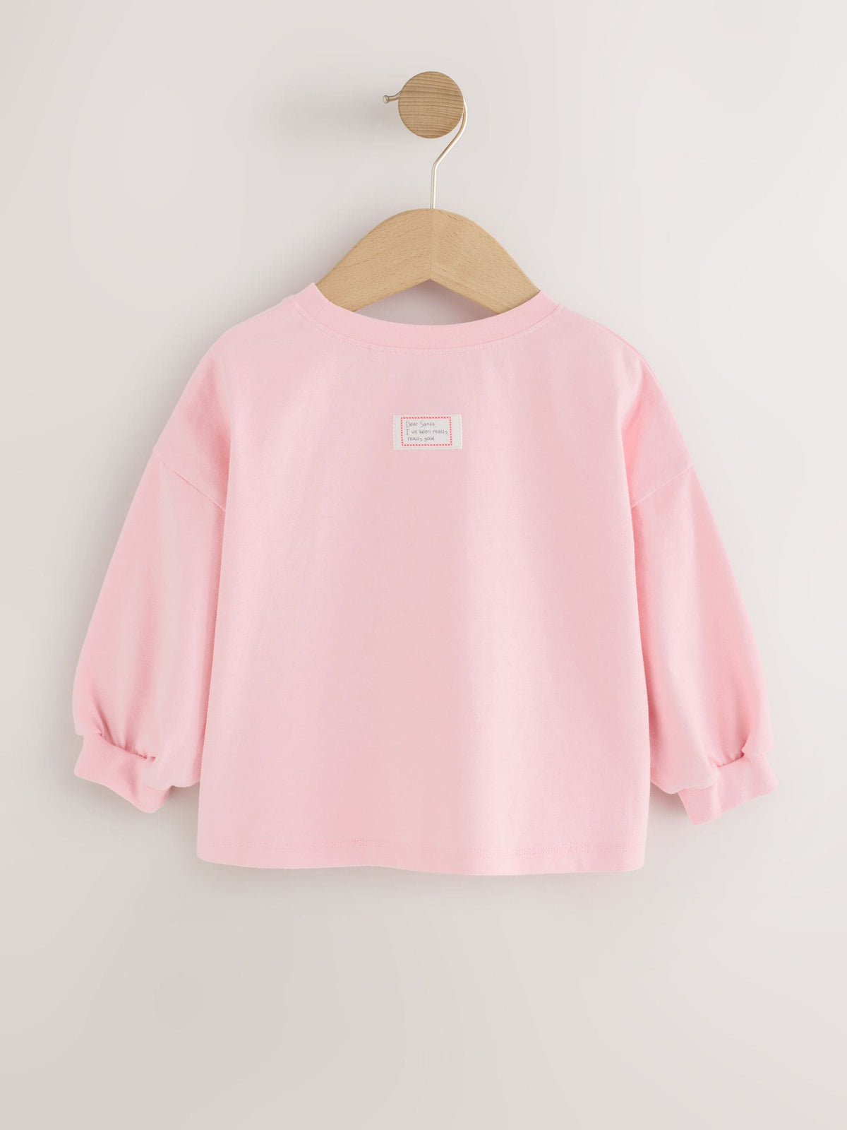 Dsiney Kidz - Light Pink Chistmas Applique Long Sleeve Top (3mths-7yrs) image 6
