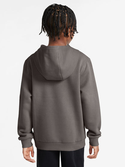 Dsiney Kidz - Nike Stone Grey Club Fleece Pullover Hoodie image 2