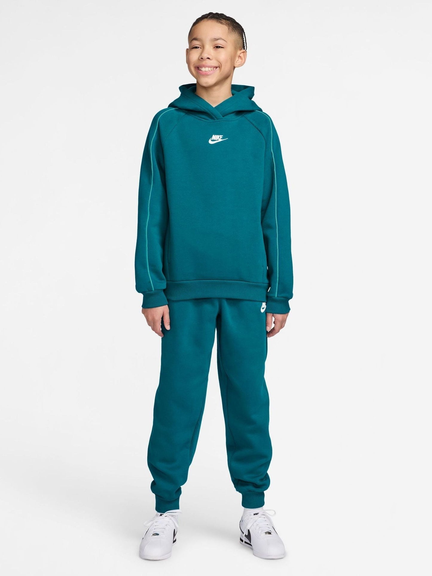 Dsiney Kidz - Nike Bright Spruce Green Club Hoodie & Jogger Set image 1