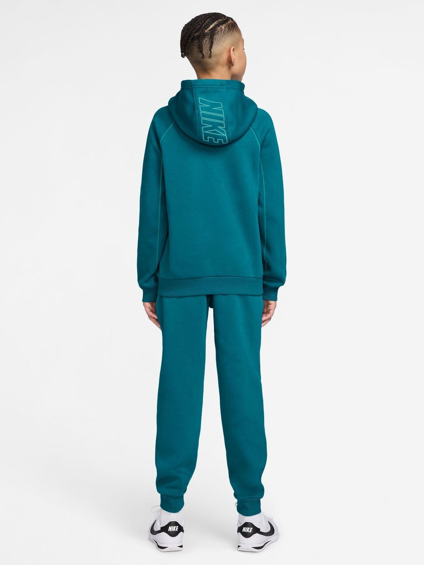 Dsiney Kidz - Nike Bright Spruce Green Club Hoodie & Jogger Set image 2