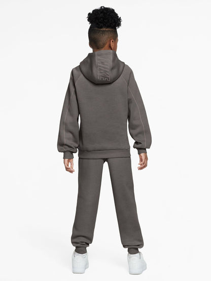Dsiney Kidz - Nike Stone Grey Club Hoodie & Jogger Set image 2