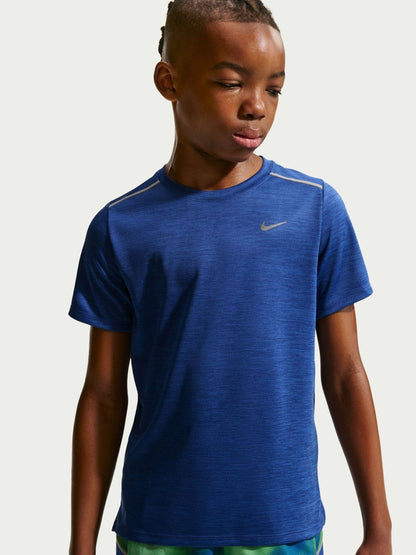 Dsiney Kidz - Nike Royal Blue Miler Dri-FIT Short Sleeve T-Shirt image 1