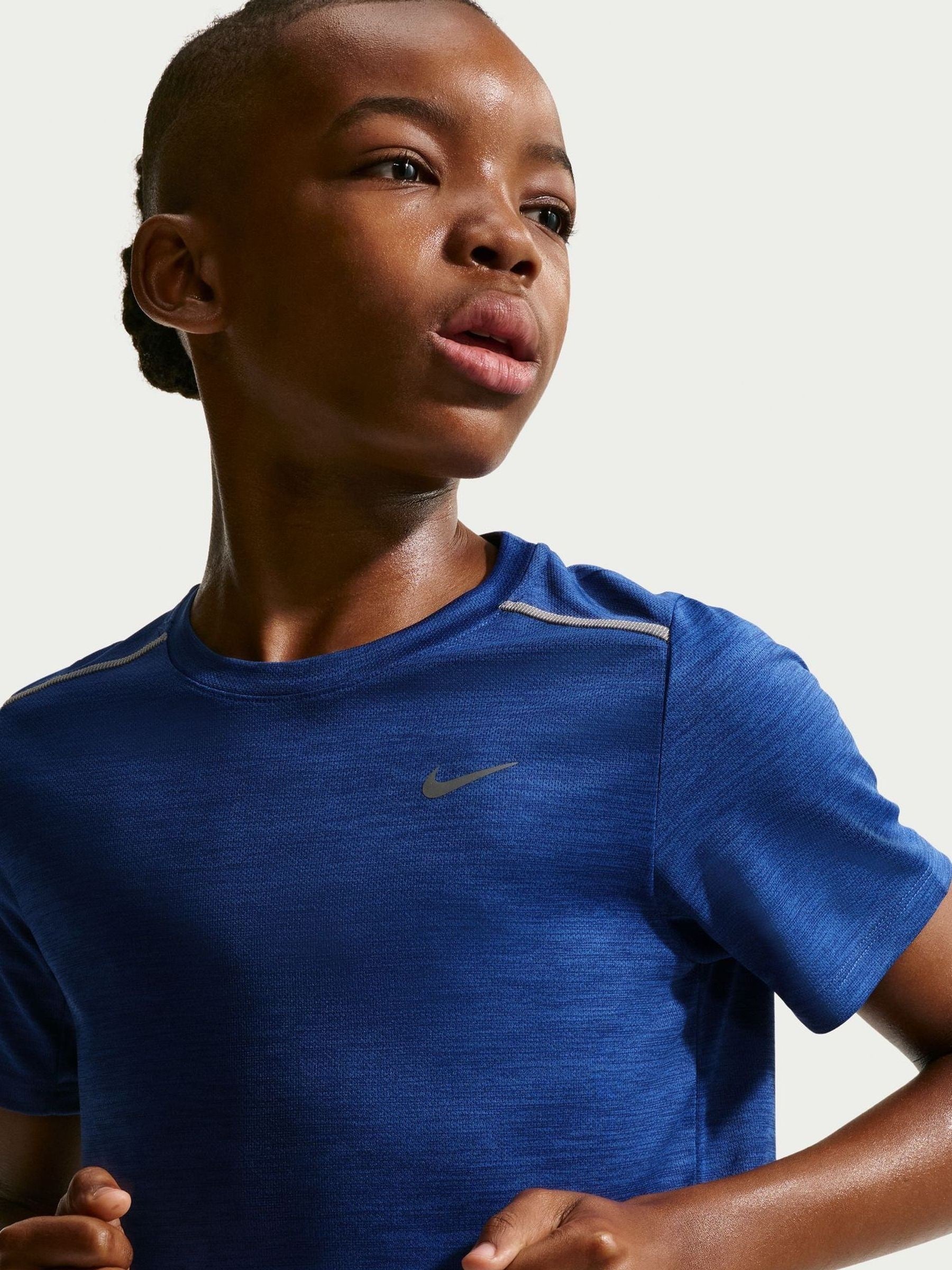Dsiney Kidz - Nike Royal Blue Miler Dri-FIT Short Sleeve T-Shirt image 5