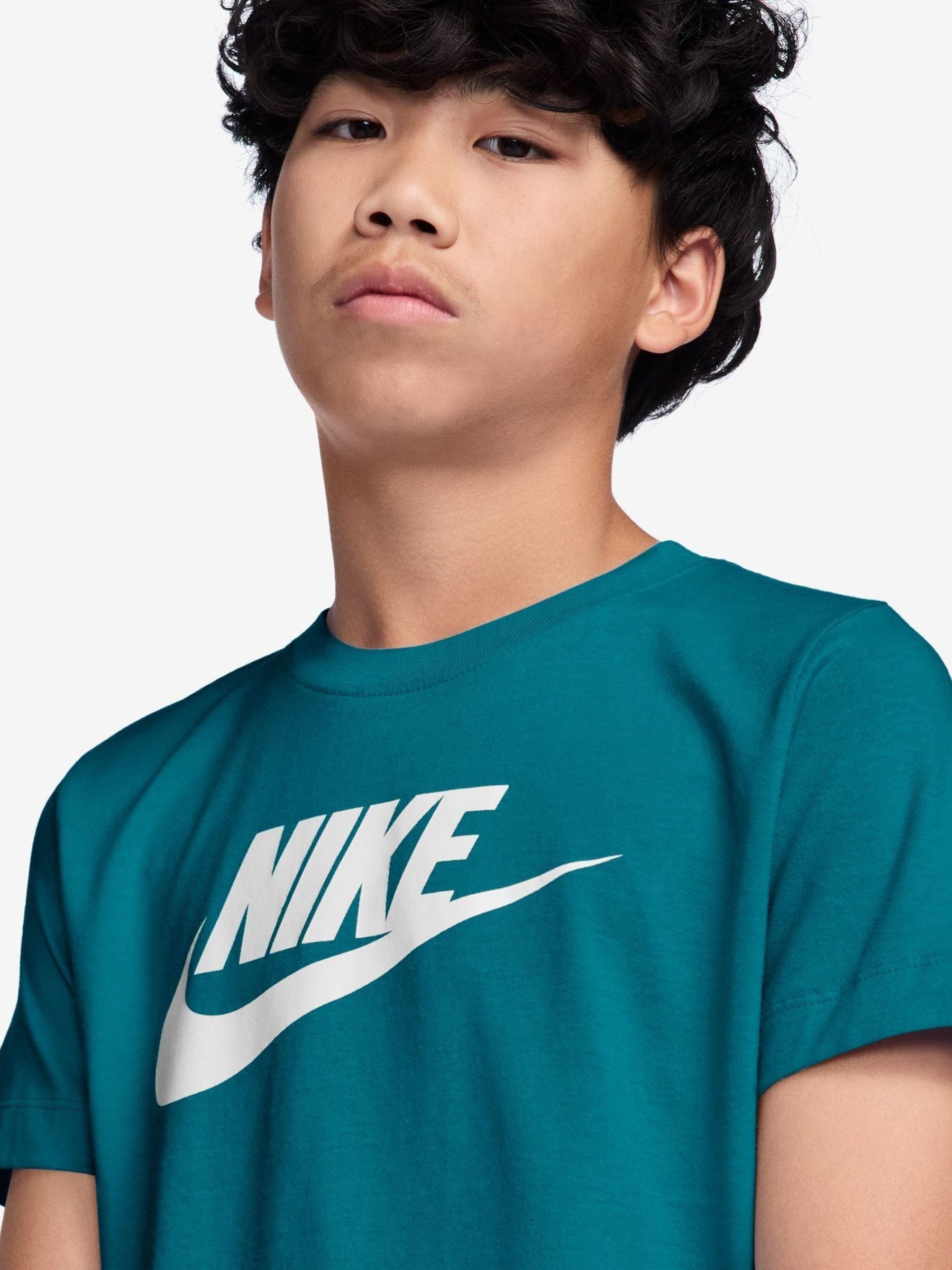 Dsiney Kidz - Nike Bright Spruce Green Futura HBR T-Shirt image 3