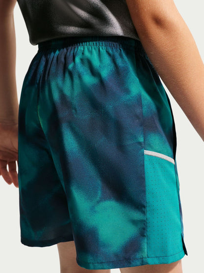 Dsiney Kidz - Nike Bright Spruce Green Dri-FIT Miler Printed Shorts image 5