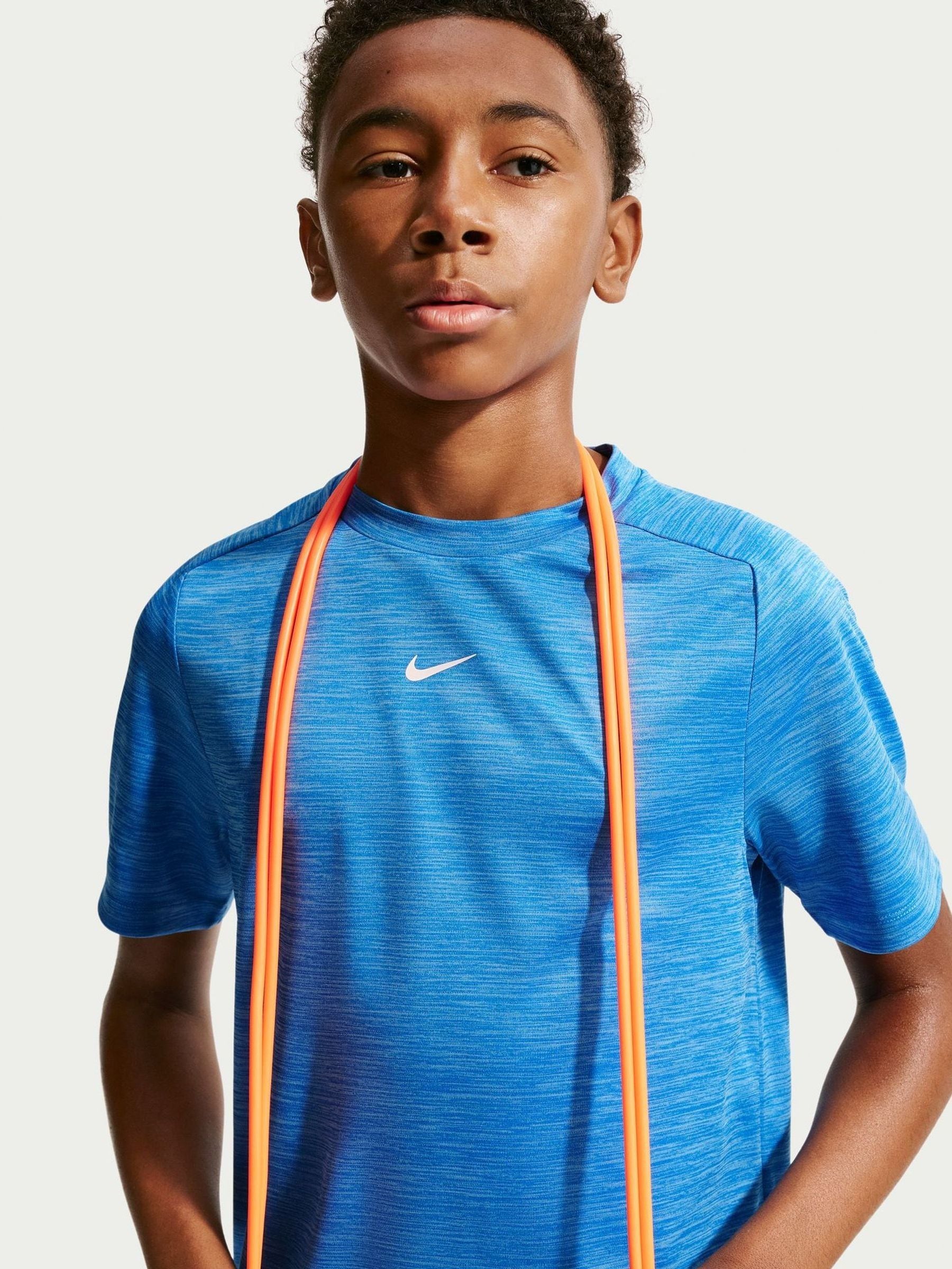 Dsiney Kidz - Nike Football Blue Multi Dri-FIT Short Sleeve T-Shirt image 1