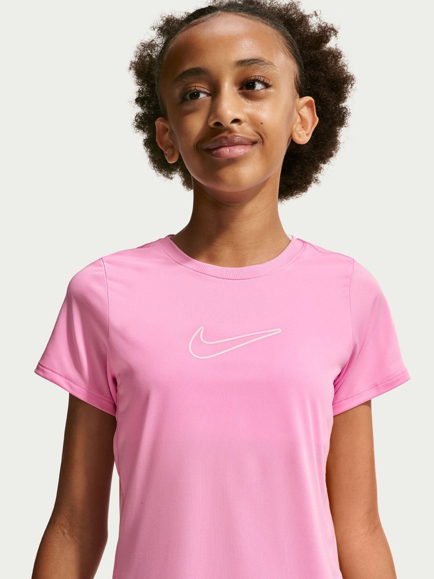 Dsiney Kidz - Nike Pink Rise Dri-FIT One Short Sleeve T-Shirt image 4