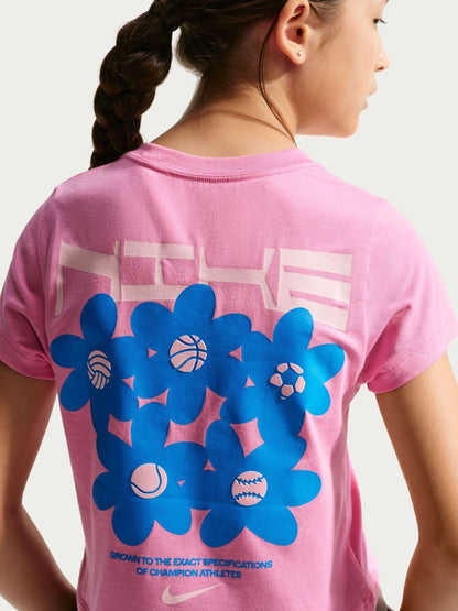 Dsiney Kidz - Nike Playful Pink Slim Cropped T-Shirt image 4