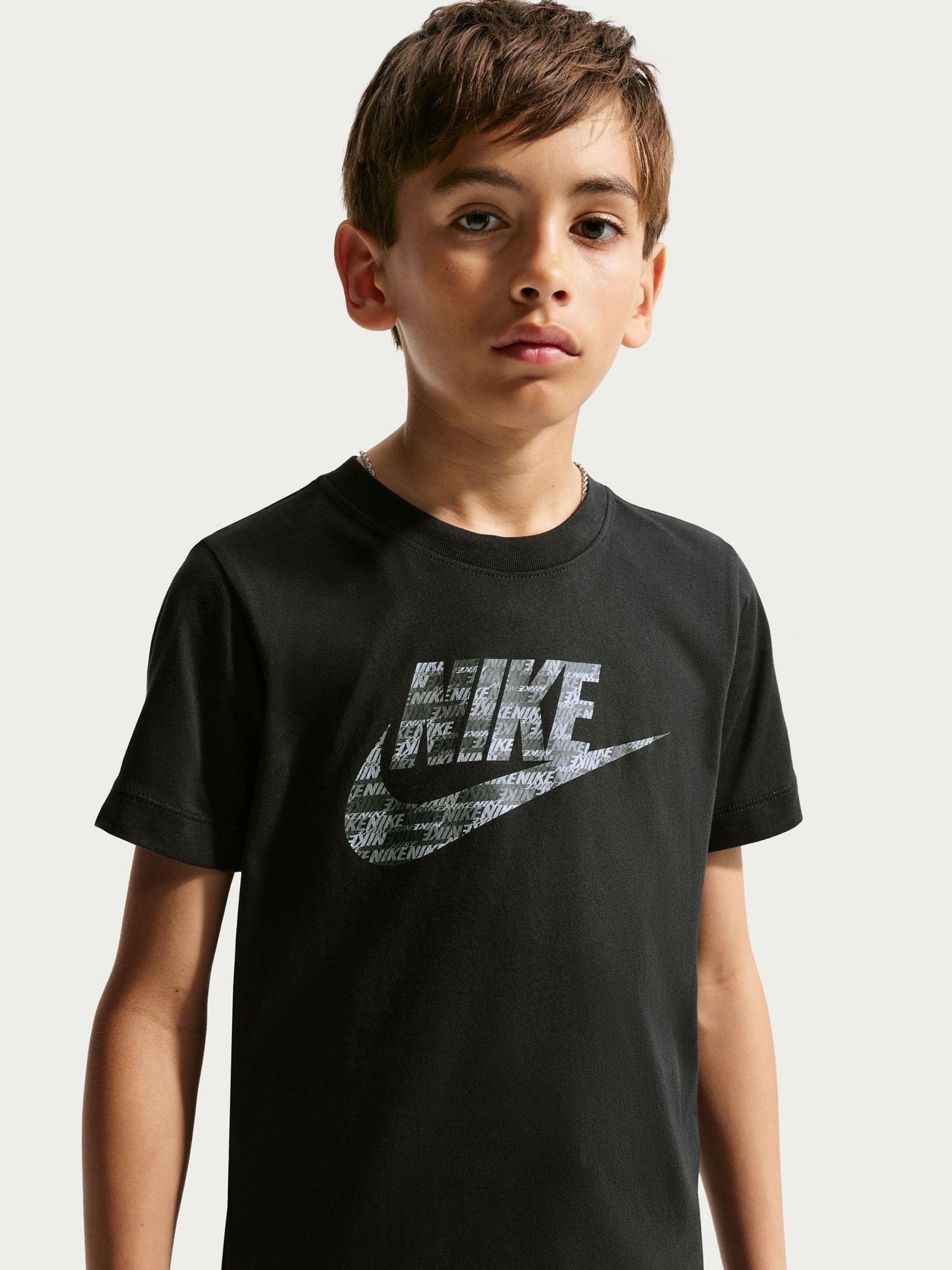 Dsiney Kidz - Nike Black Printed Club T-Shirt image 1
