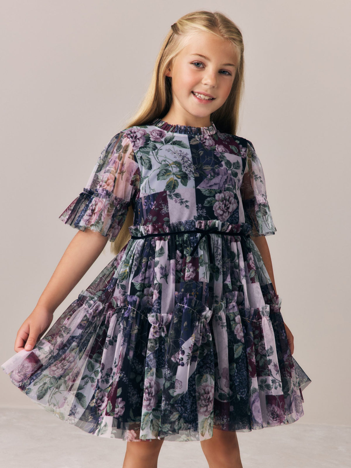 Dsiney Kidz - Laura Ashley Multi Patch Print Dress image 1