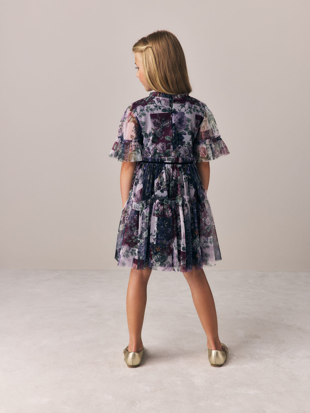 Dsiney Kidz - Laura Ashley Multi Patch Print Dress image 3