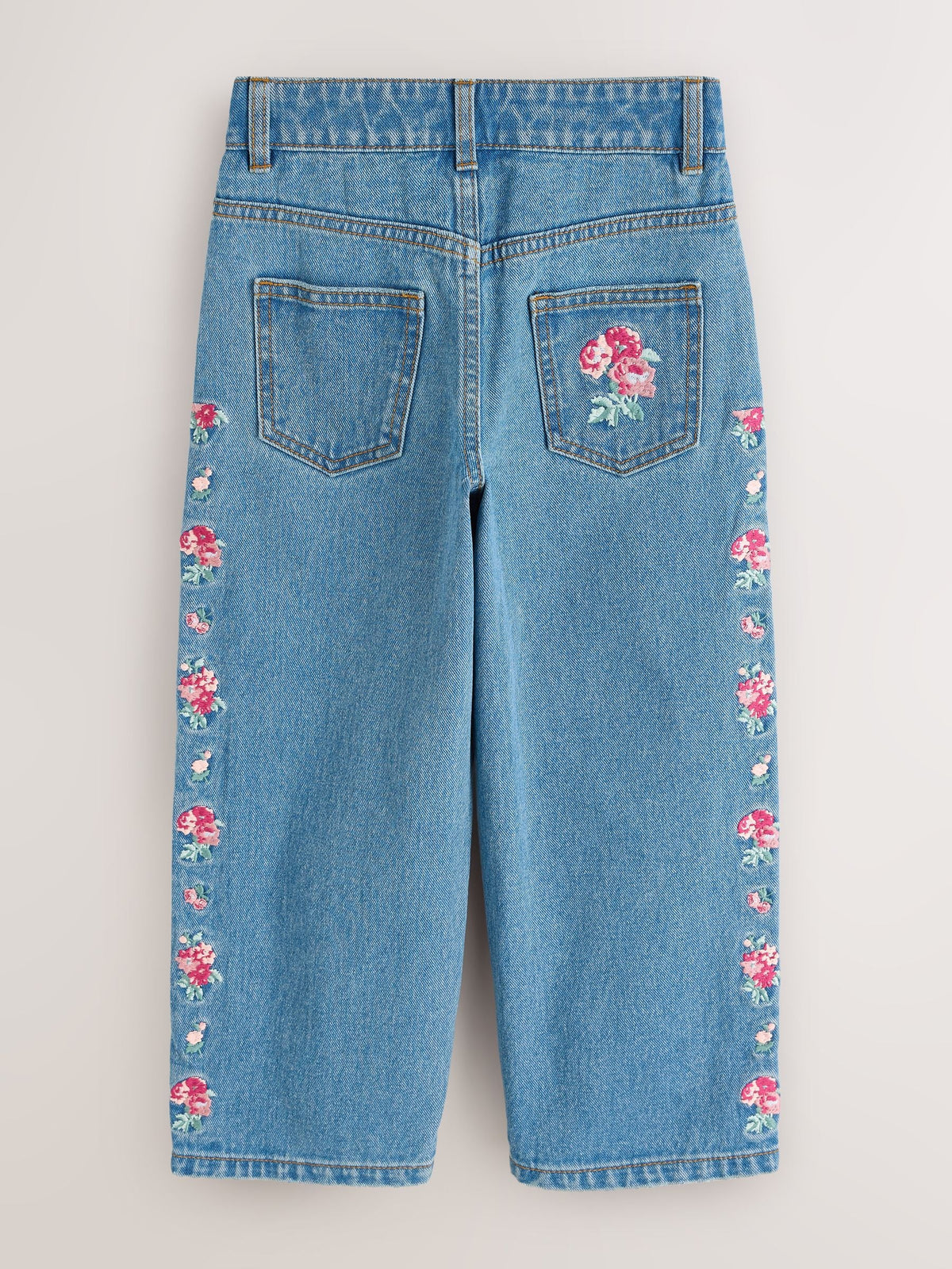 Dsiney Kidz - Laura Ashley Blue Denim Embroided Denim Jeans image 2