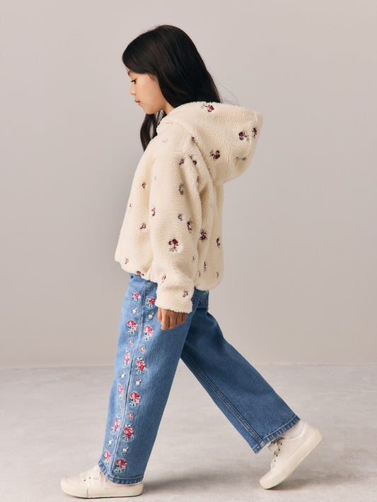 Dsiney Kidz - Laura Ashley Cream Embroided Fleece image 2