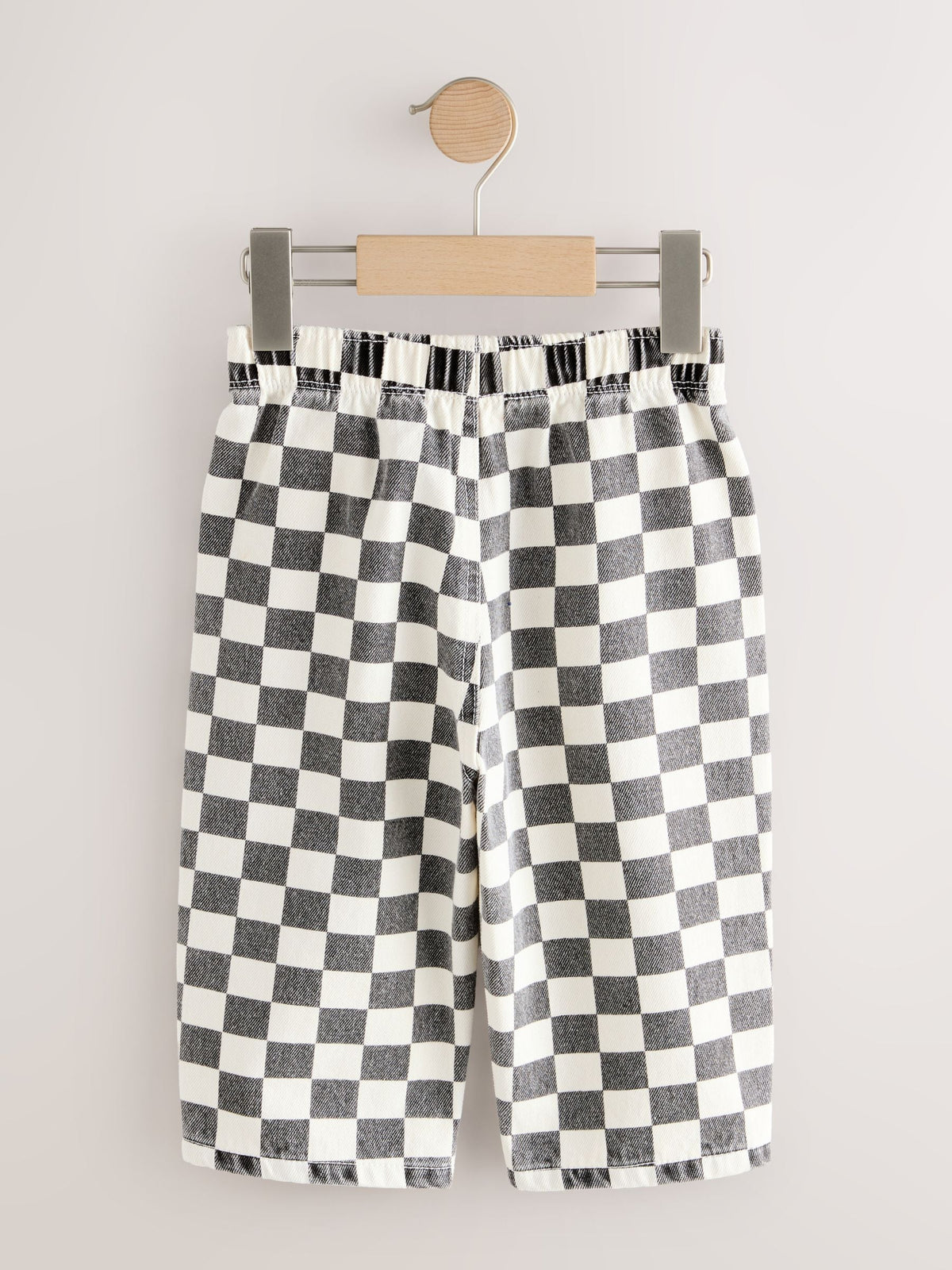 Dsiney Kidz - Black / White Checkerboard Pull On Wide Trousers (3mths-7yrs) image 7