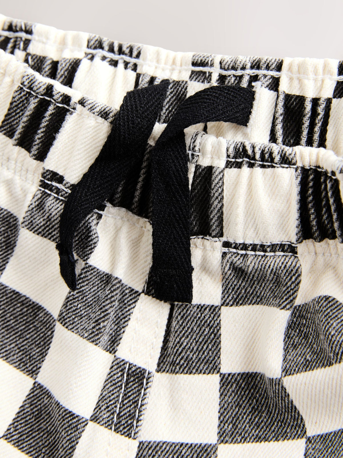 Dsiney Kidz - Black / White Checkerboard Pull On Wide Trousers (3mths-7yrs) image 8