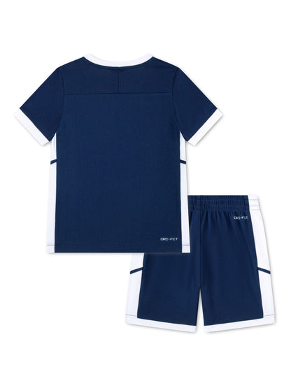 Dsiney Kidz - Nike Navy/White Dri-FIT Academy T-Shirt and Shorts Set image 2