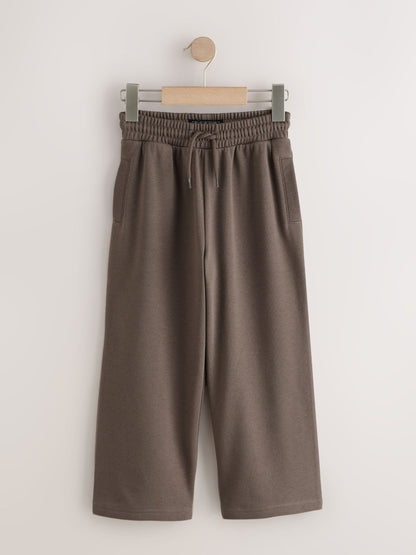 Dsiney Kidz - Brown/Khaki/Grey Wide Fit Joggers 3 Pack (3-16yrs) image 5