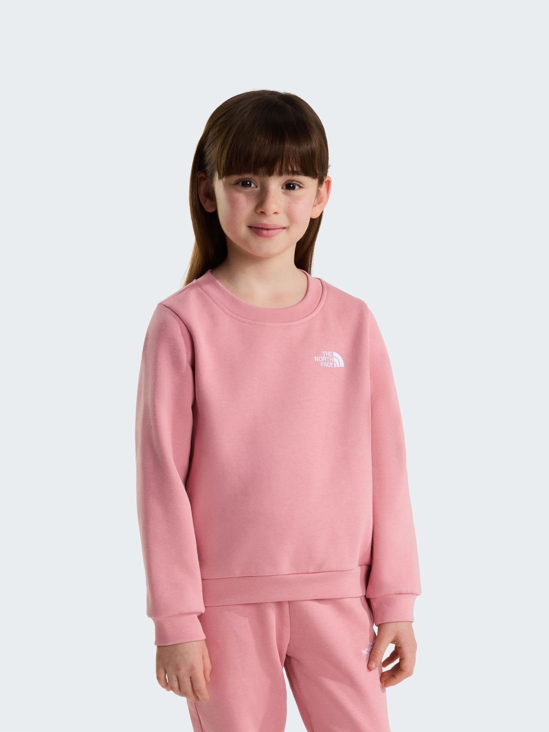 Dsiney Kidz - The North Face Pink Evolution Simple Dome Sweat Top & Joggers Set image 1