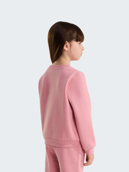 Dsiney Kidz - The North Face Pink Evolution Simple Dome Sweat Top & Joggers Set image 3