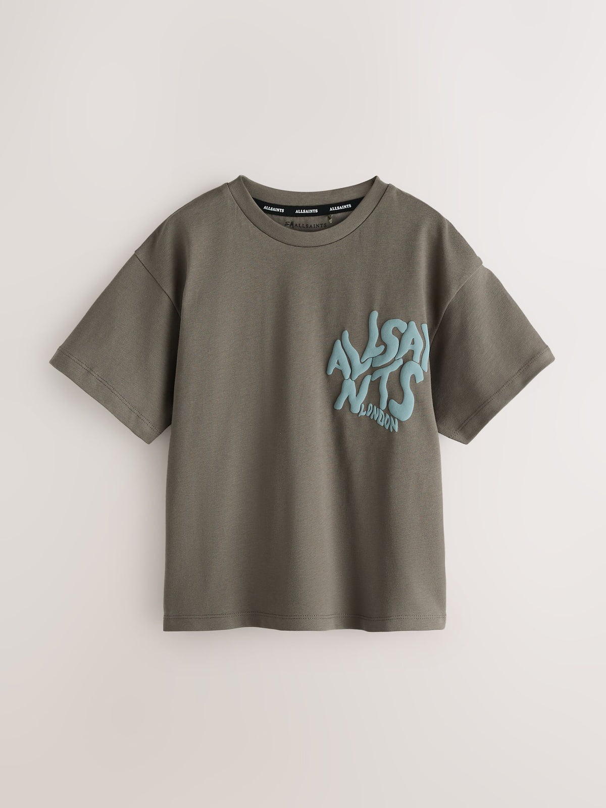 smALLSAINTS Khaki Green Oversized Orlando Logo Crew T-Shirt - image 6