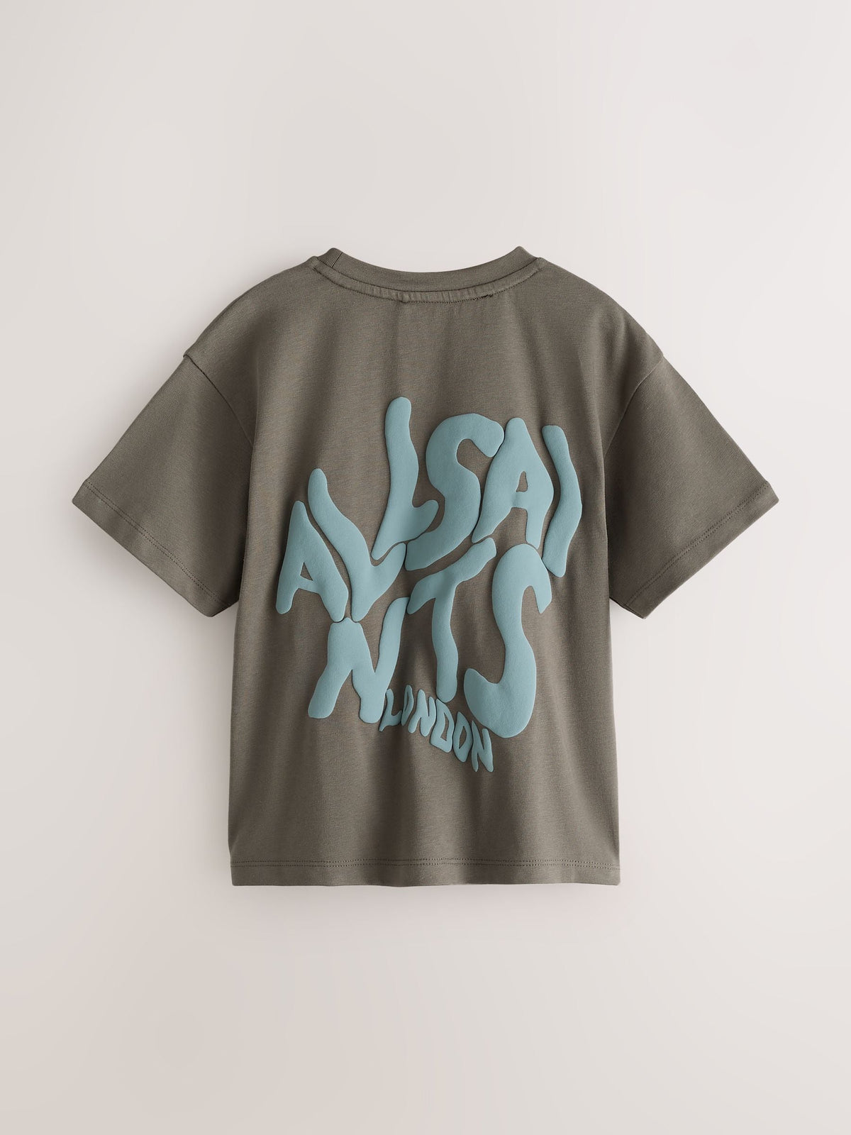 smALLSAINTS Khaki Green Oversized Orlando Logo Crew T-Shirt - image 7